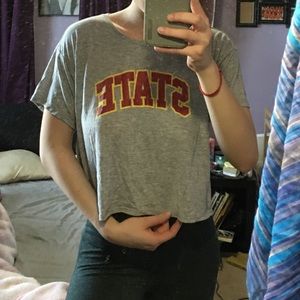 Iowa State crop top